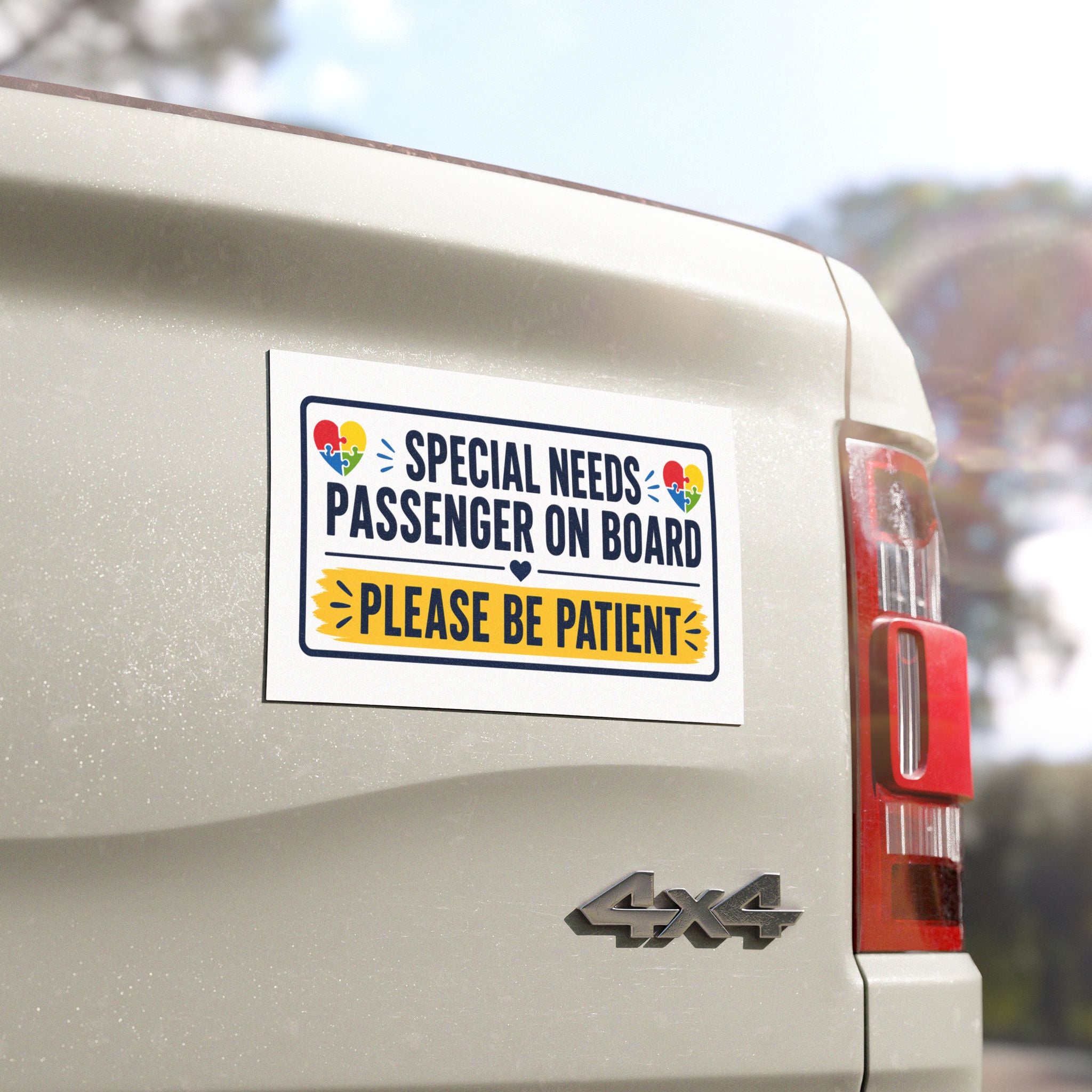 Special Needs Car Magnet