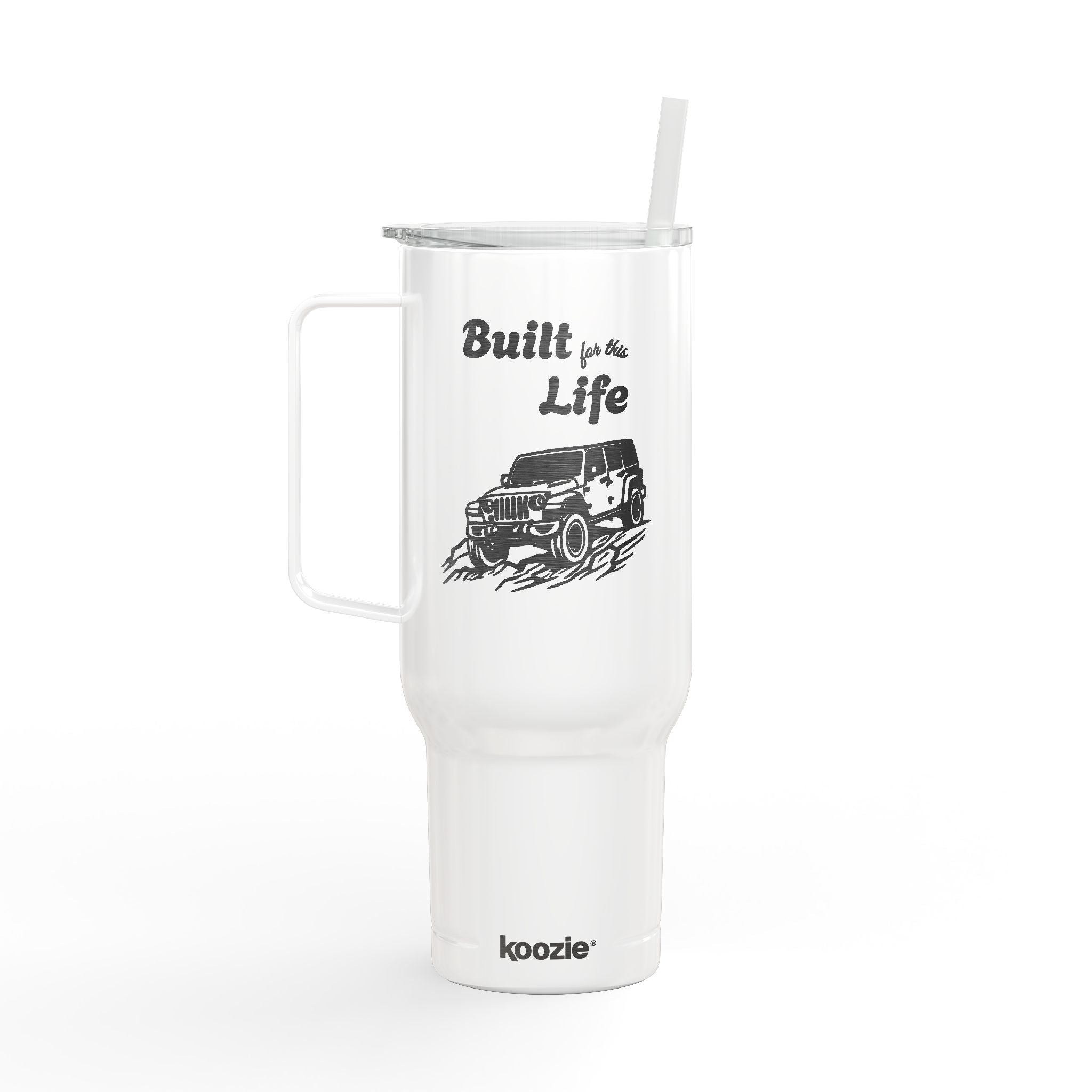 Built for this Life™ Jeep Insulated Tumbler with Lid, 40oz (Engraving)