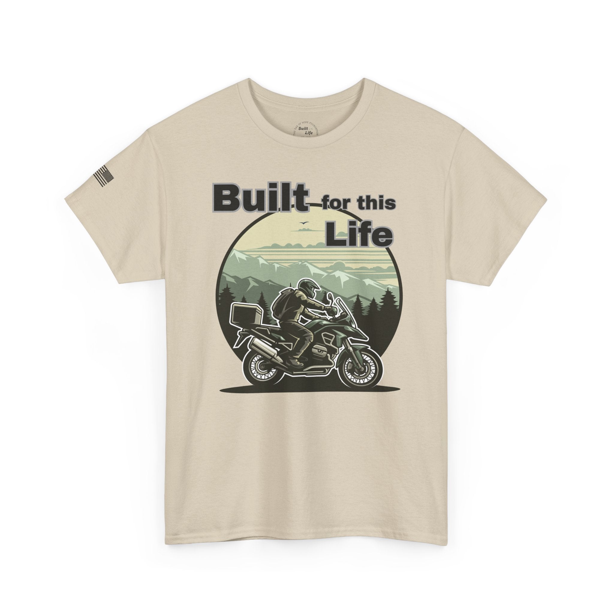 Built for this Life™ Adventure Rider Unisex Heavy Cotton Tee