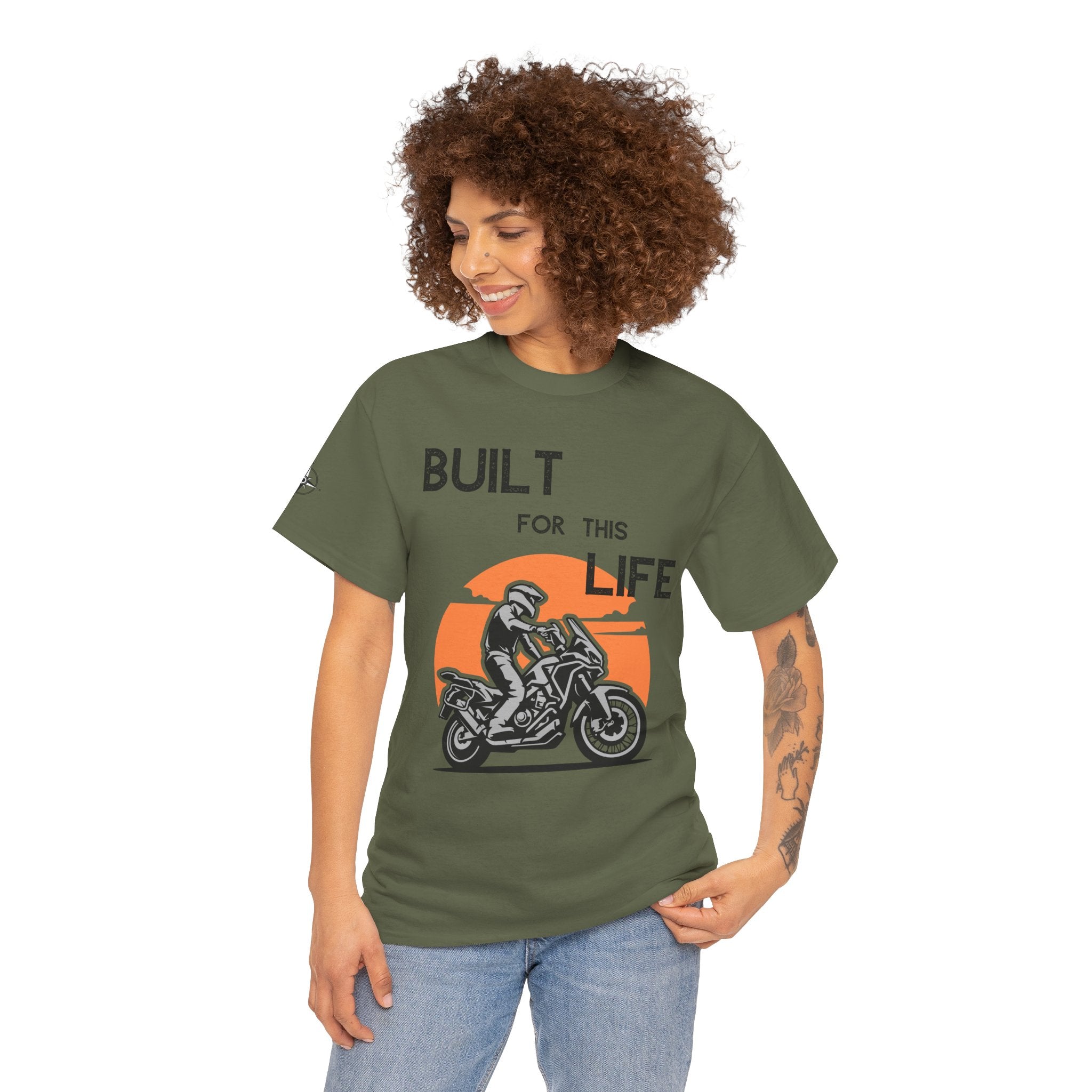 Built for this Life™ Adventure Rider Unisex Heavy Cotton Tee
