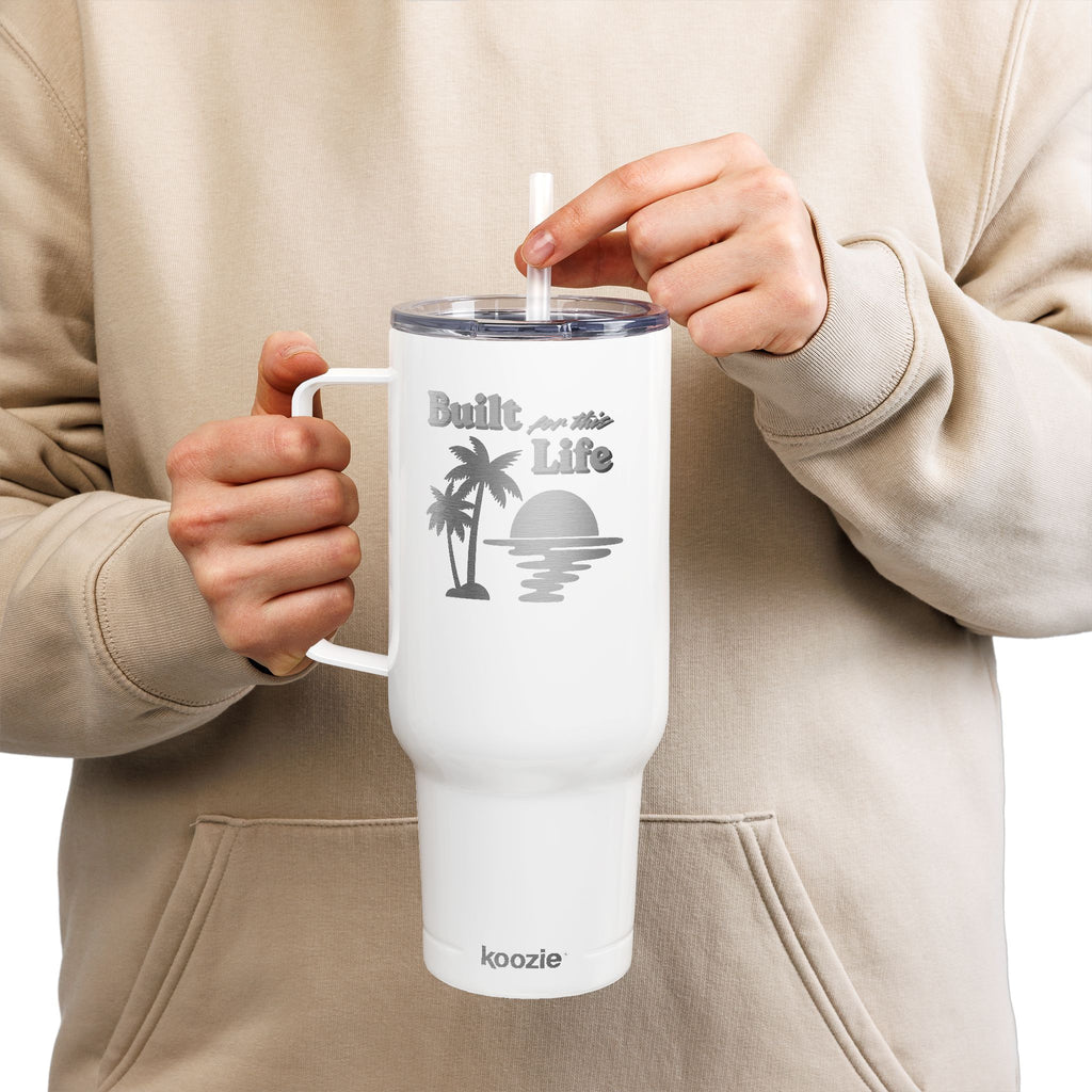 Built for this Life™ Beach Insulated Tumbler with Lid, 40oz (Engraving)