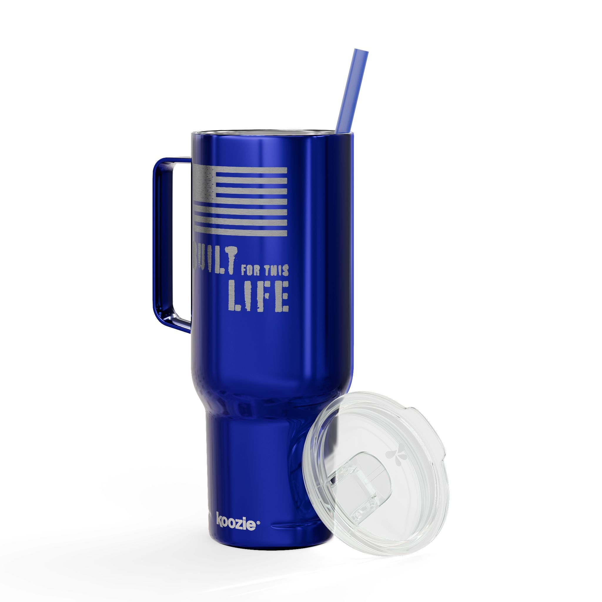 Built for this Life™ Flag Insulated Tumbler with Lid, 40oz (Engraving)