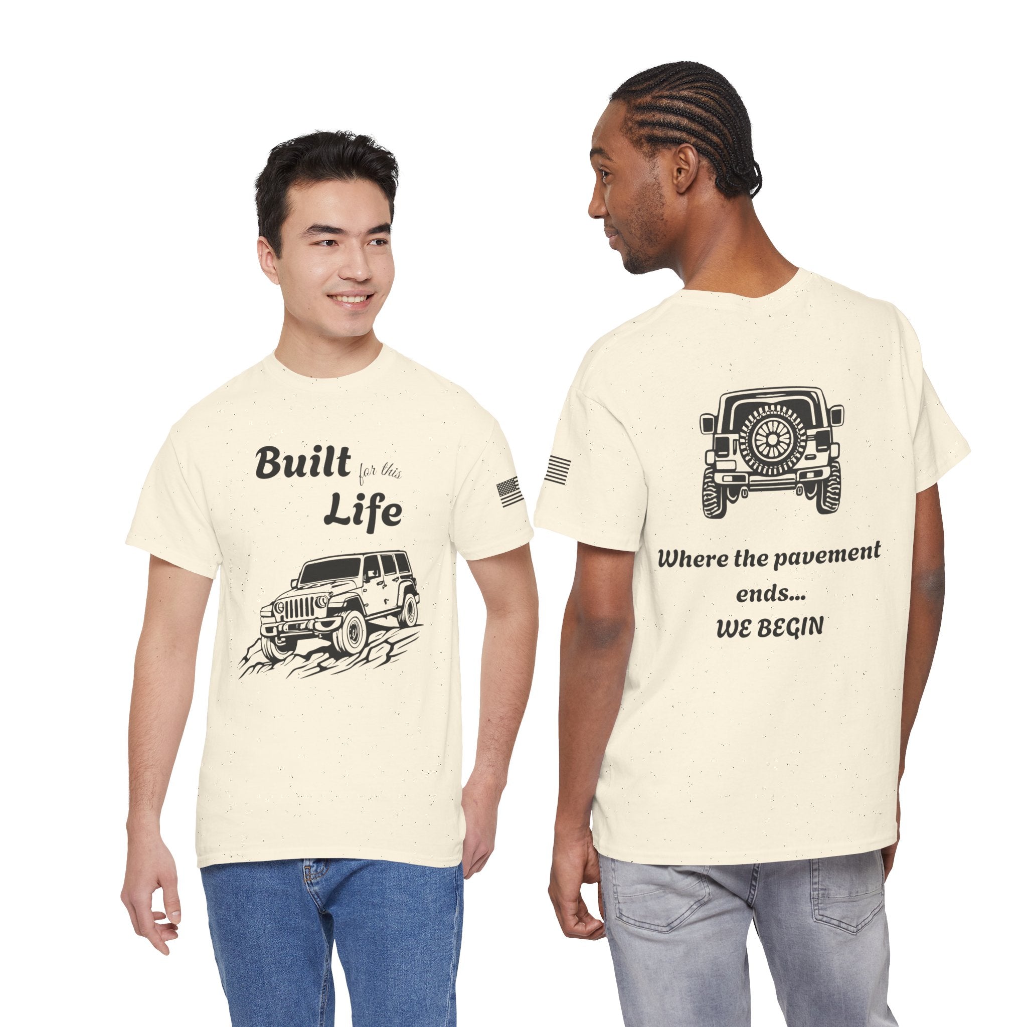 Built for this Life™ Jeep Lover Unisex Heavy Cotton Tee