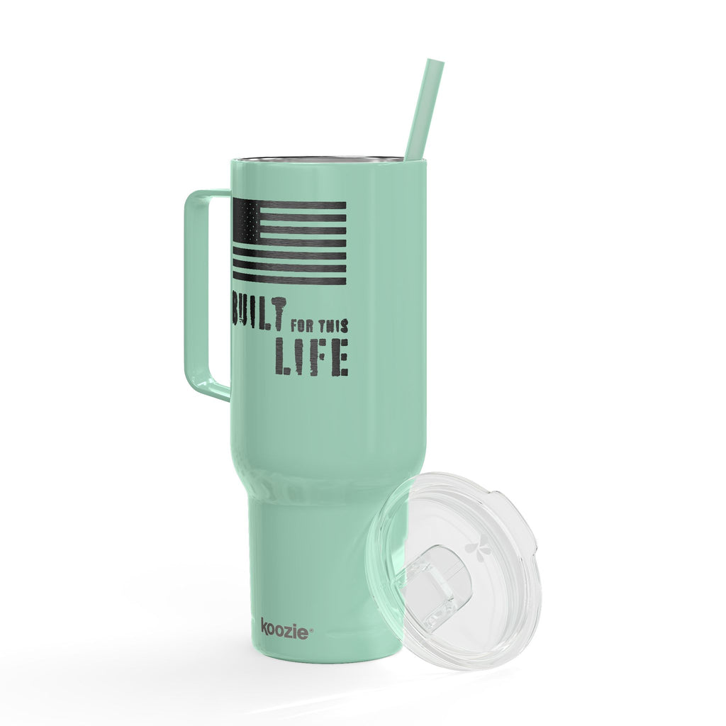 Built for this Life™ Flag Insulated Tumbler with Lid, 40oz (Engraving)