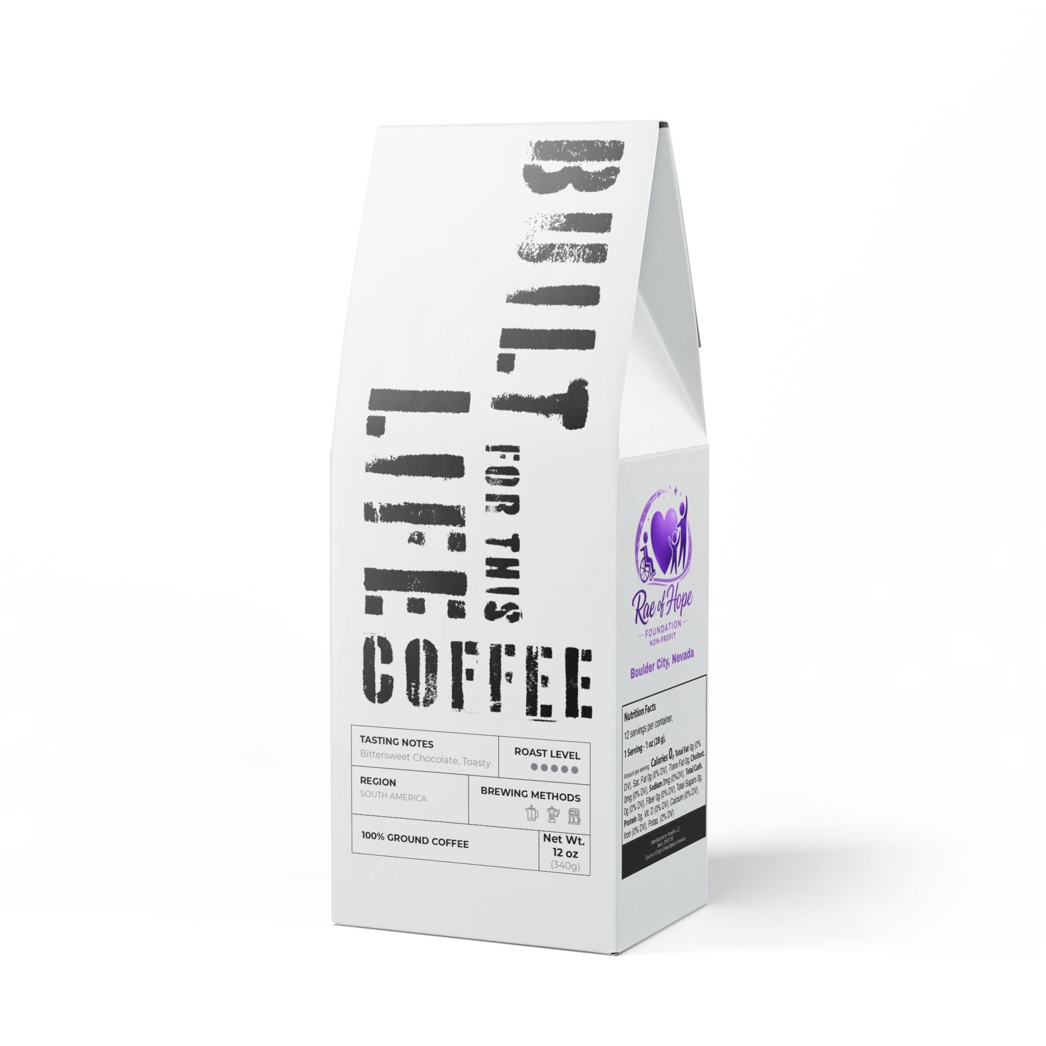 Built for this Life™ Dark Roast Specialty Grade Craft Coffee Blend (Dark French Roast)