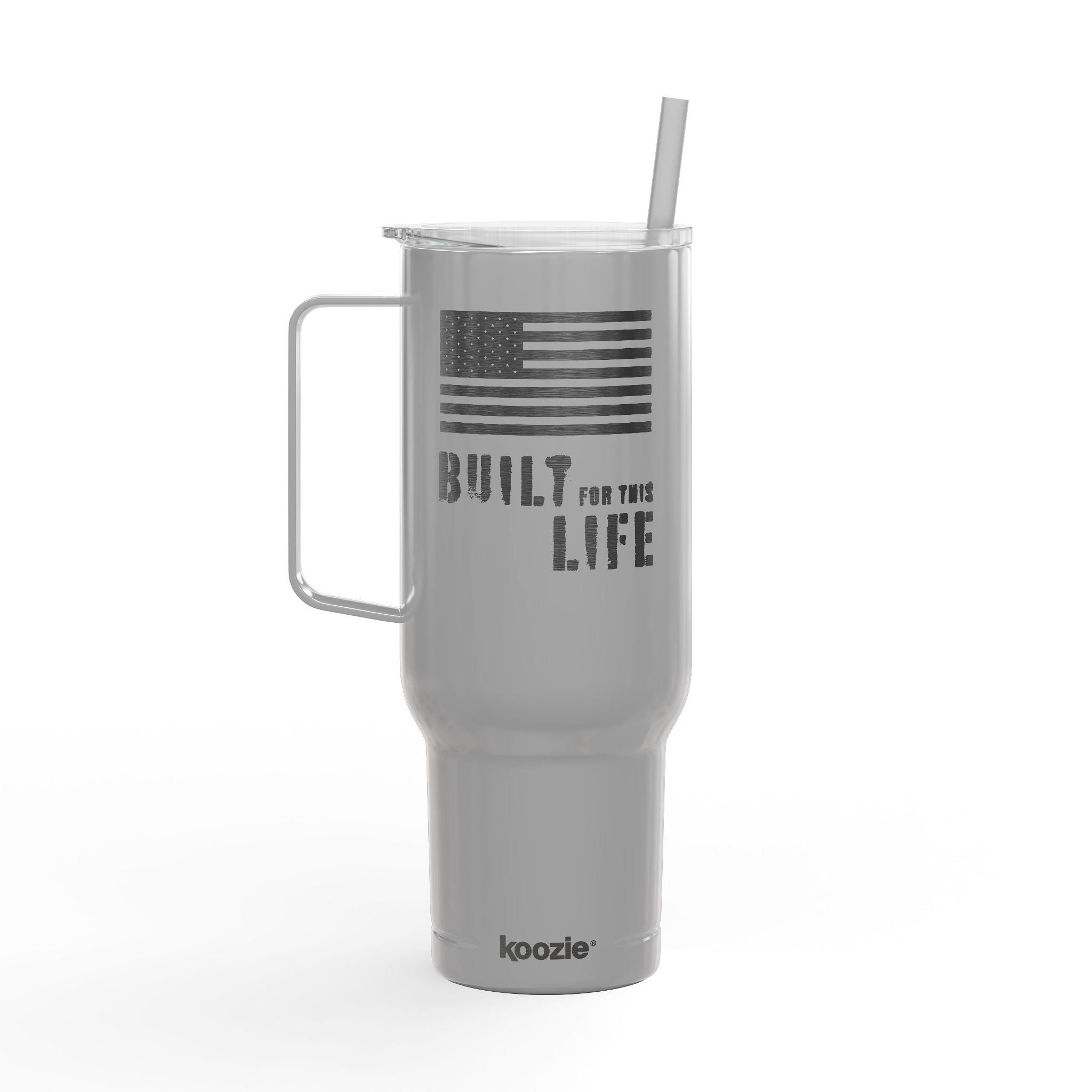 Built for this Life™ Flag Insulated Tumbler with Lid, 40oz (Engraving)