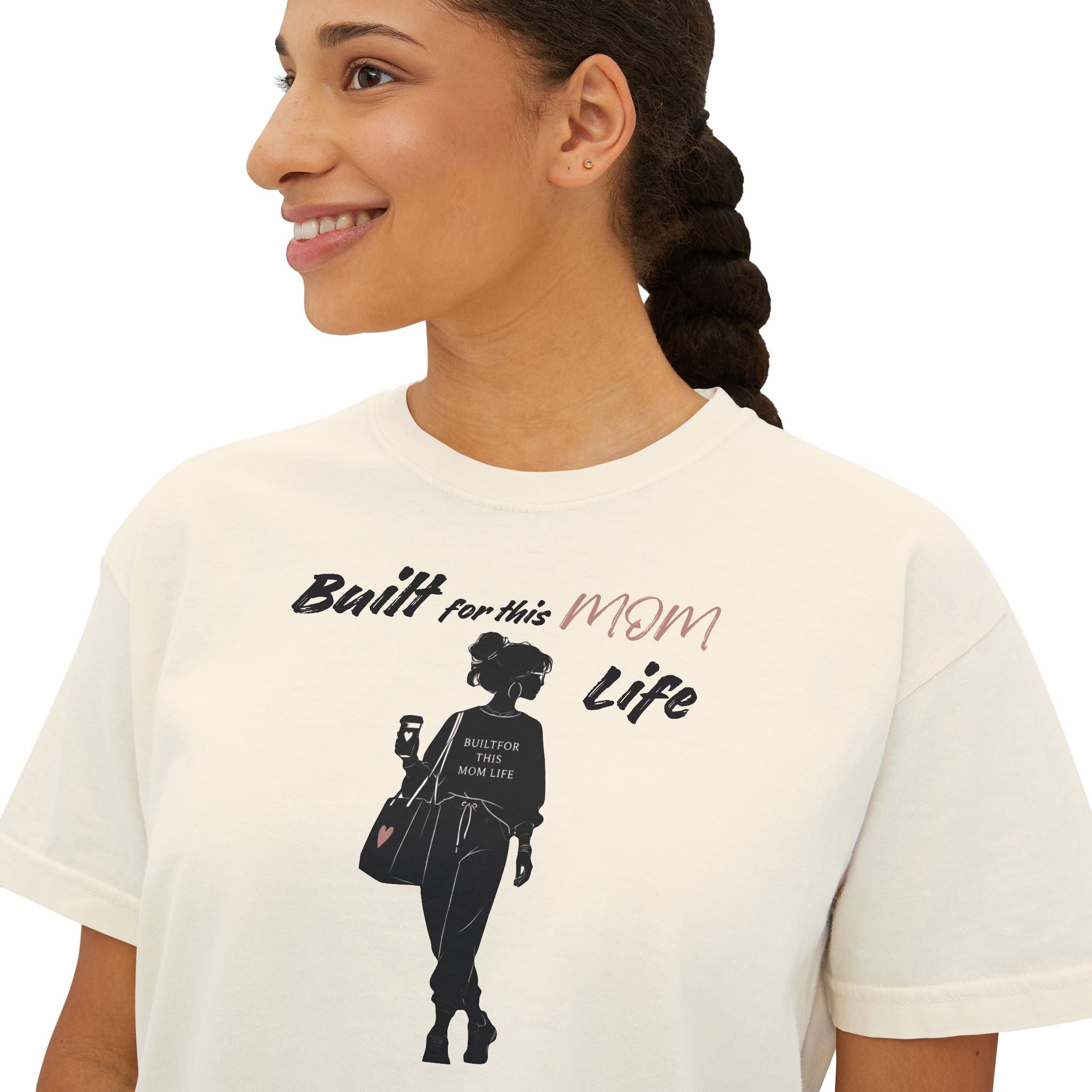 Built for this Life™ Mom's Life Women's Boxy Tee