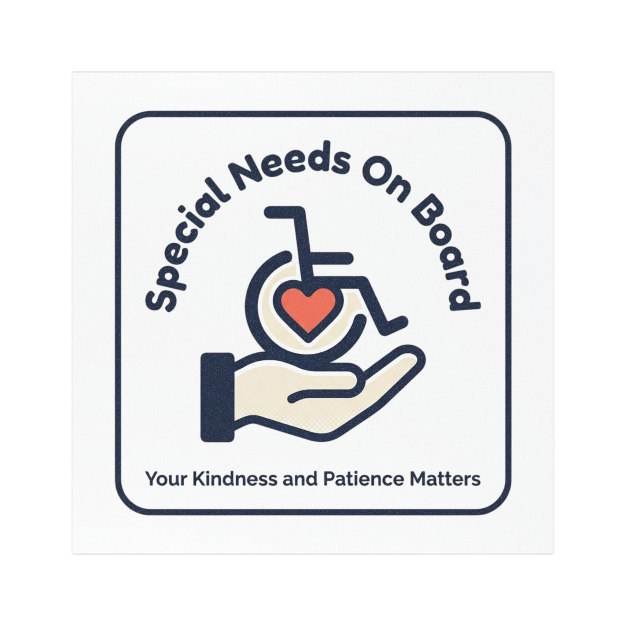 Special Needs Car Magnet