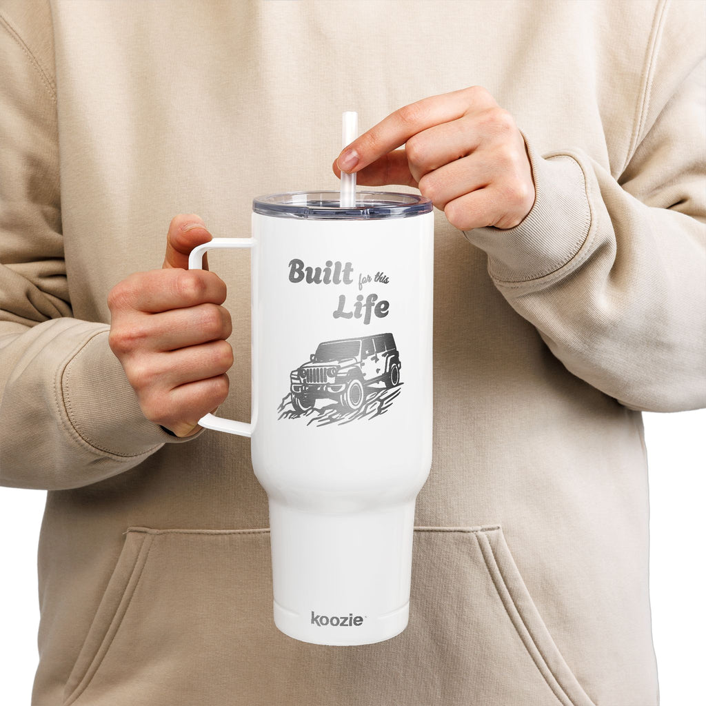 Built for this Life™ Jeep Insulated Tumbler with Lid, 40oz (Engraving)
