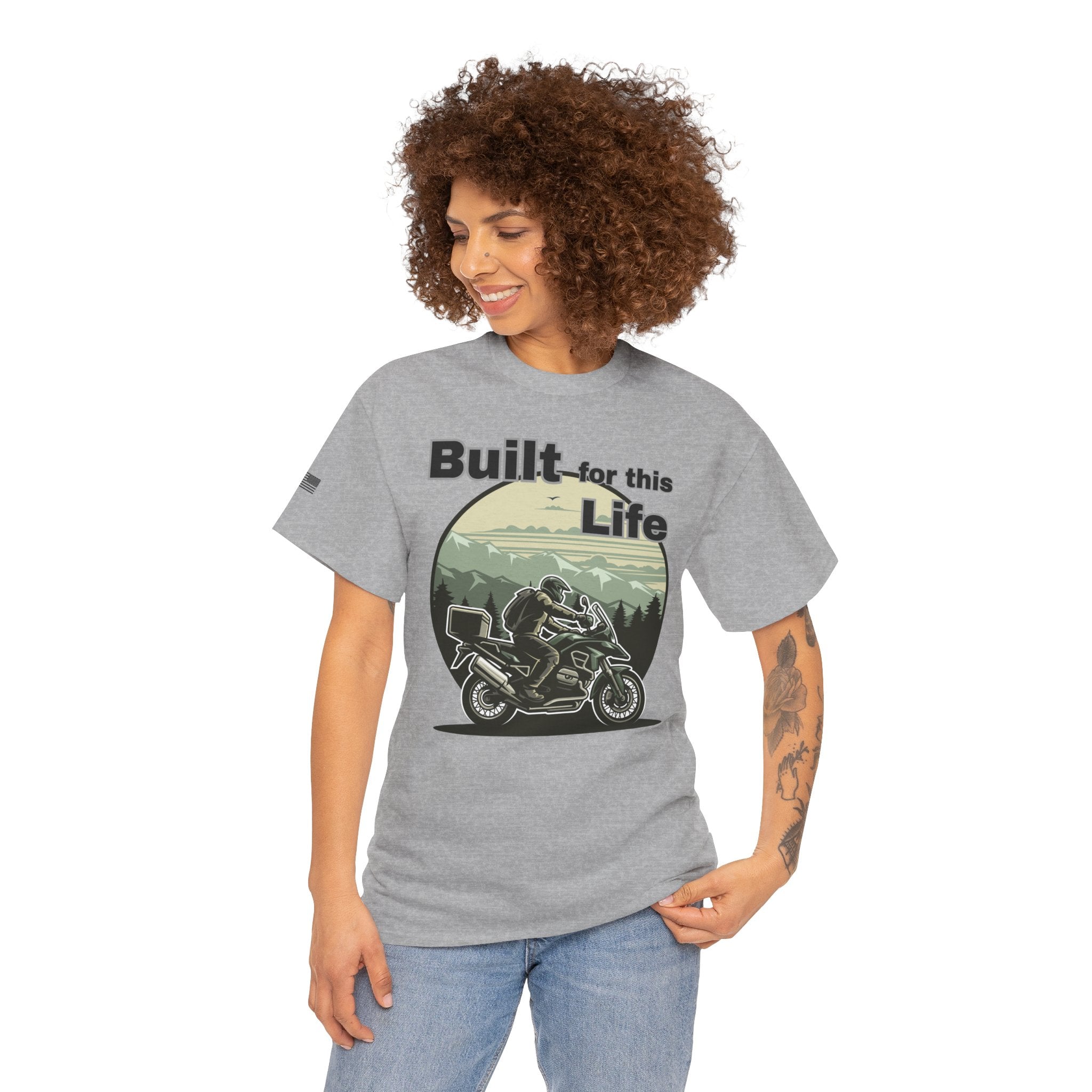 Built for this Life™ Adventure Rider Unisex Heavy Cotton Tee