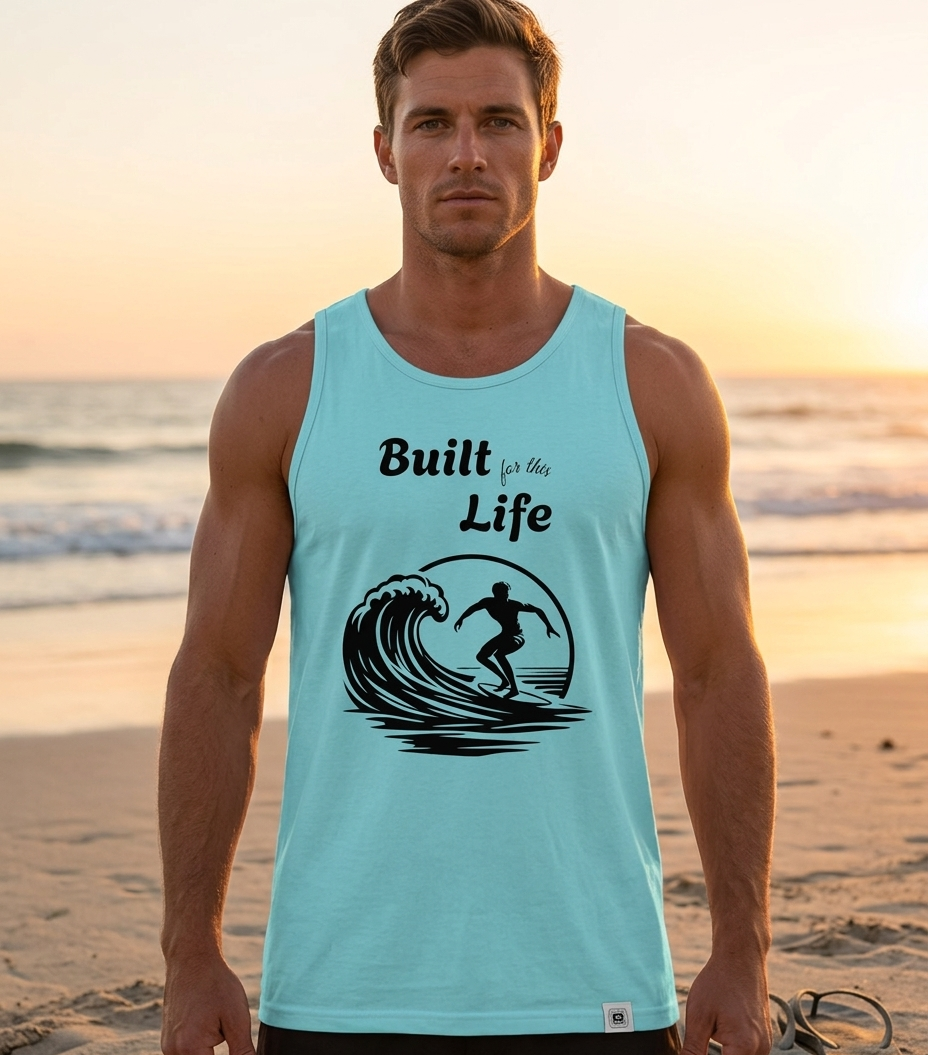 Built for this Life™ Men's Surf Premium Tank Top