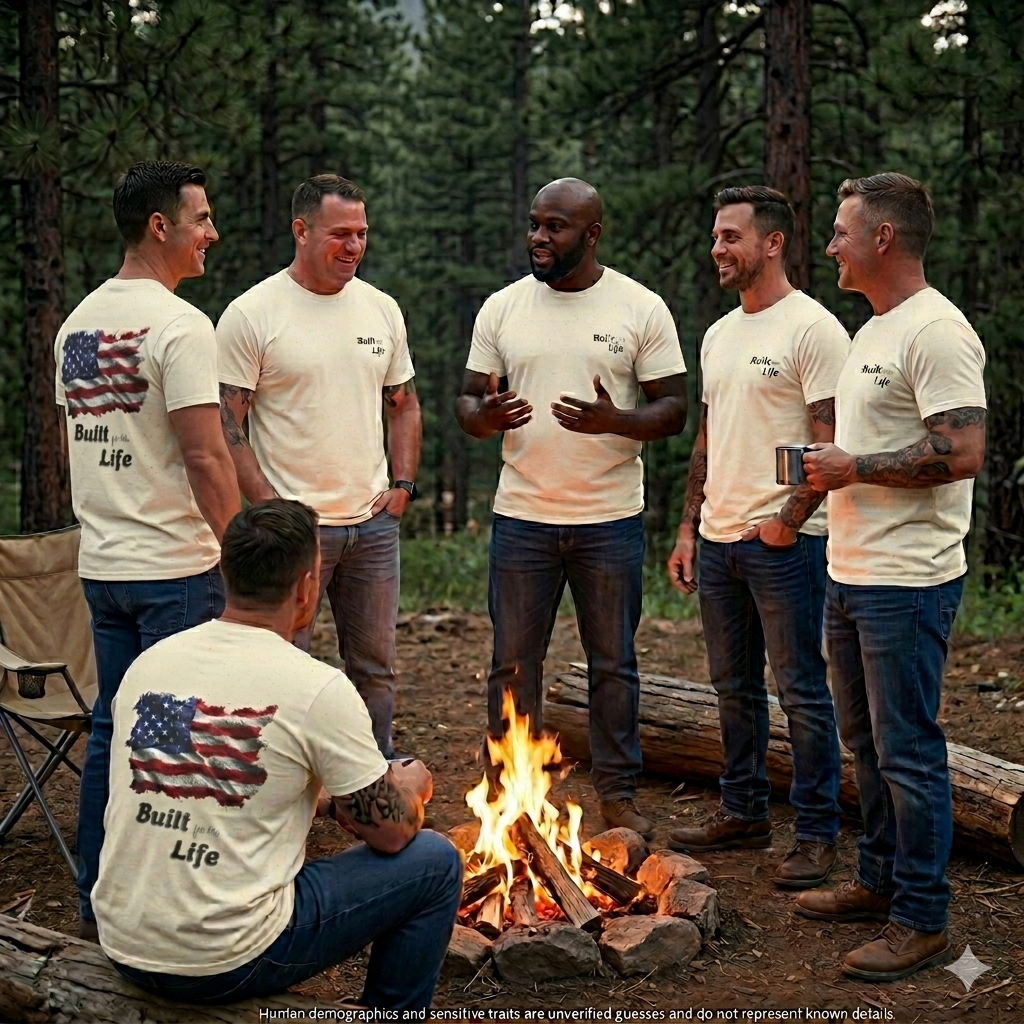 Built for this Life™ American Hero Heavy Cotton Tee
