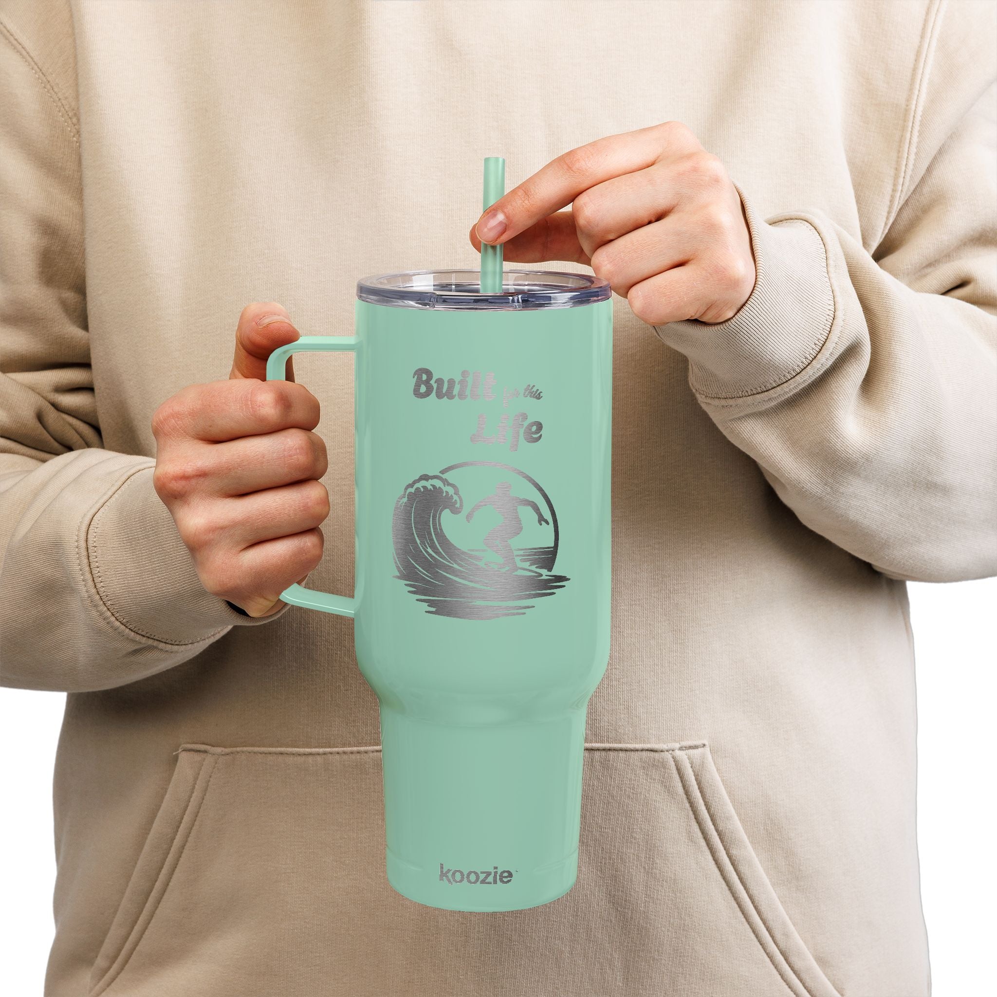 Built for this Life™ Surf Insulated Tumbler with Lid, 40oz (Engraving)