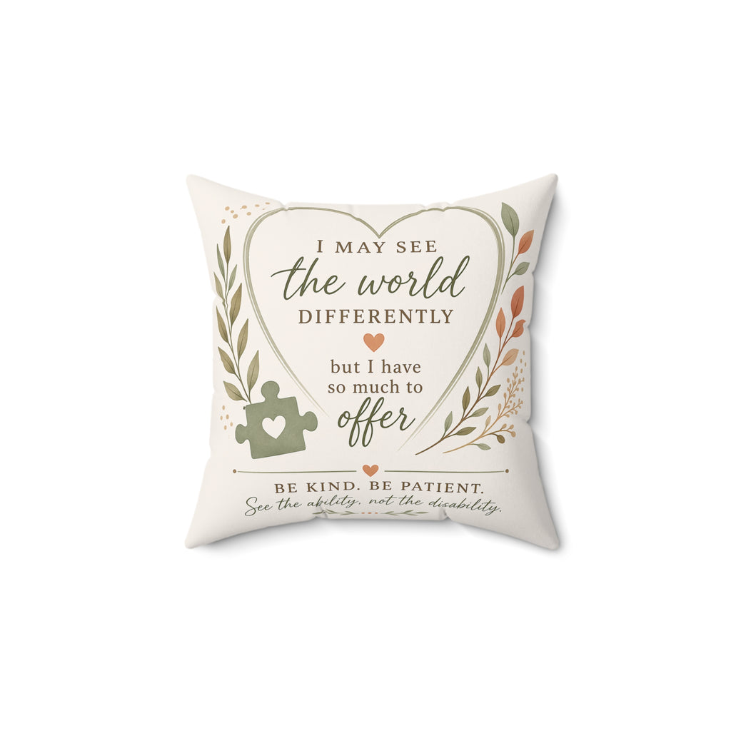 Customizable Ability Pillow cover