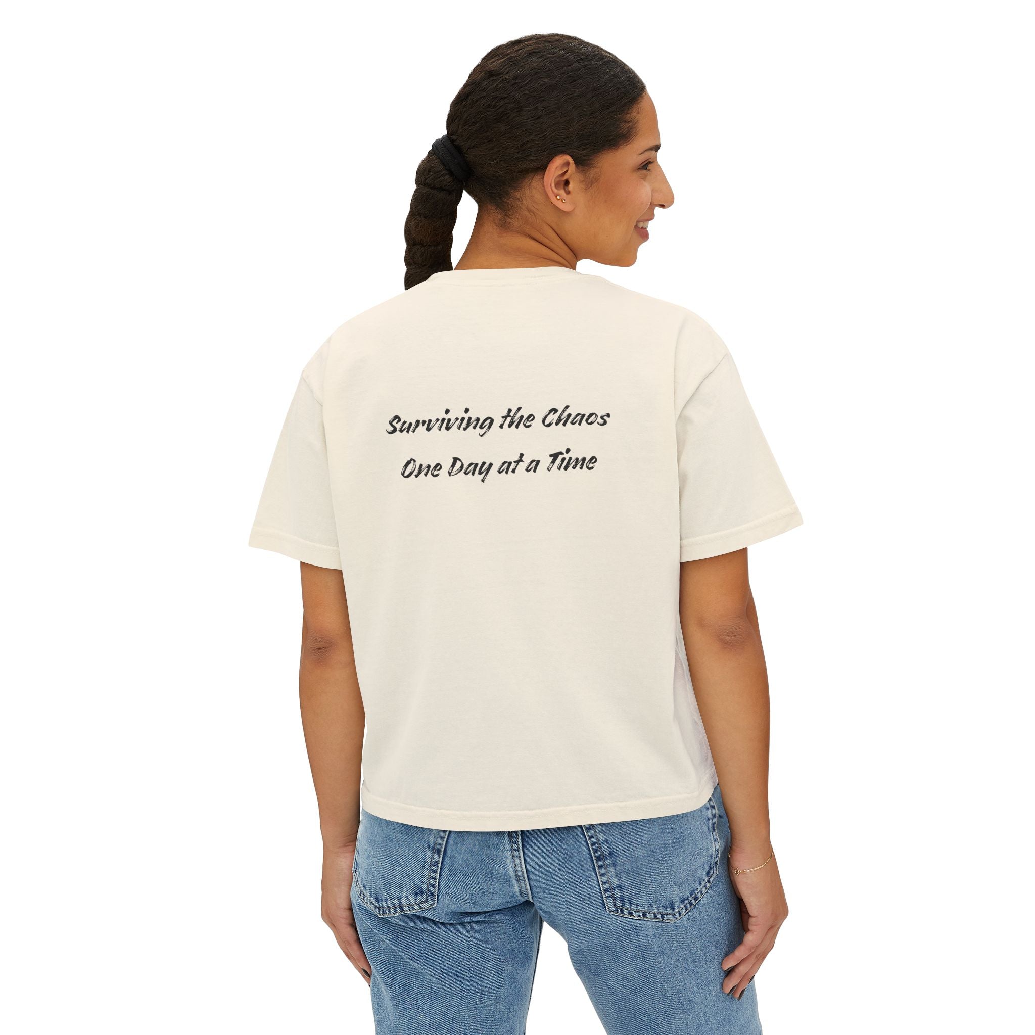 Built for this Life™ Mom's Life Women's Boxy Tee