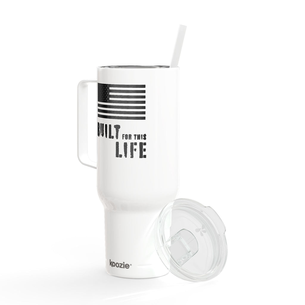 Built for this Life™ Flag Insulated Tumbler with Lid, 40oz (Engraving)