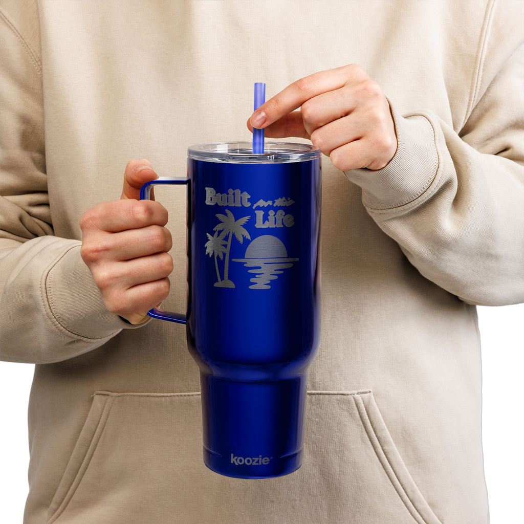 Built for this Life™ Beach Insulated Tumbler with Lid, 40oz (Engraving)