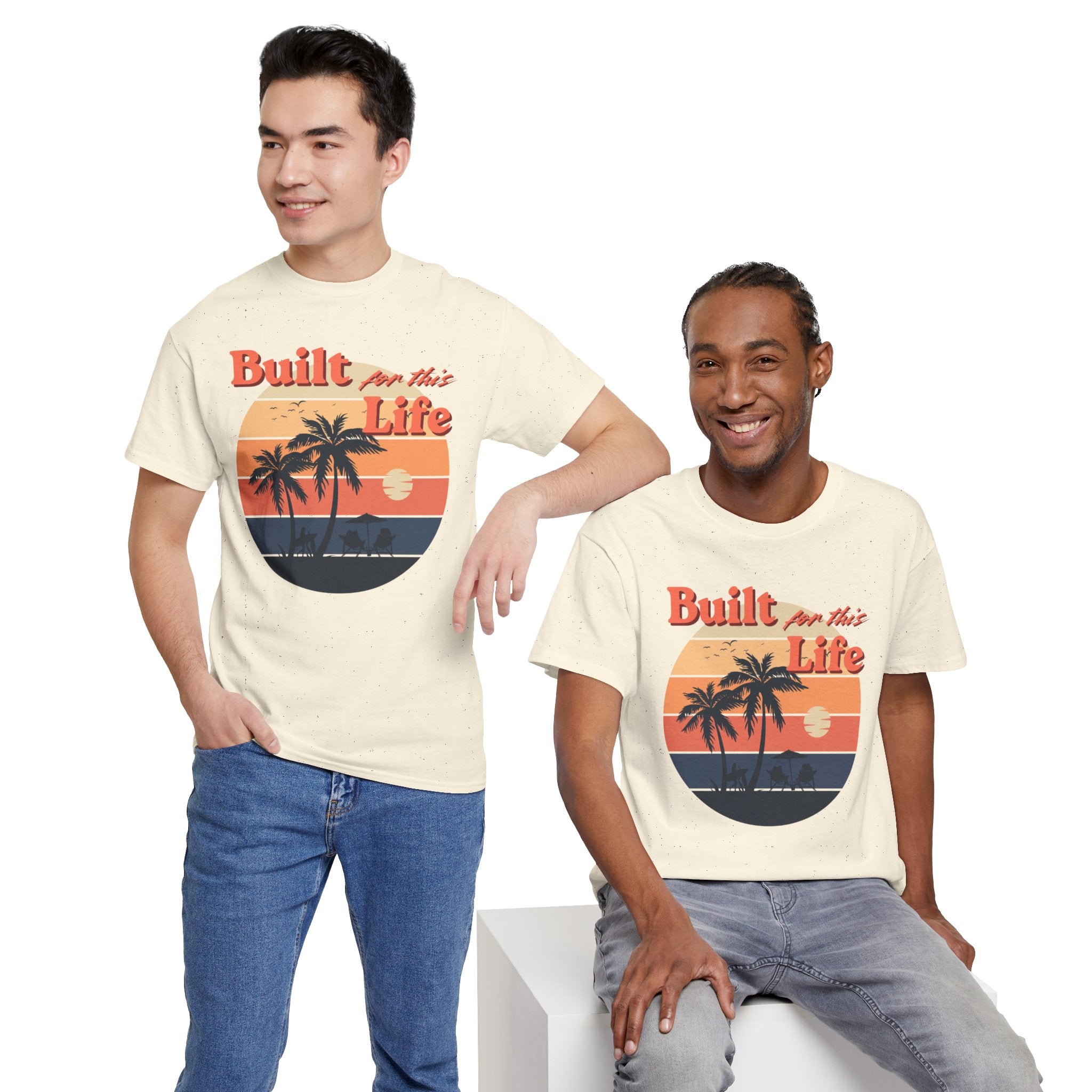 Built for this Life™ Beach Unisex Heavy Cotton Tee