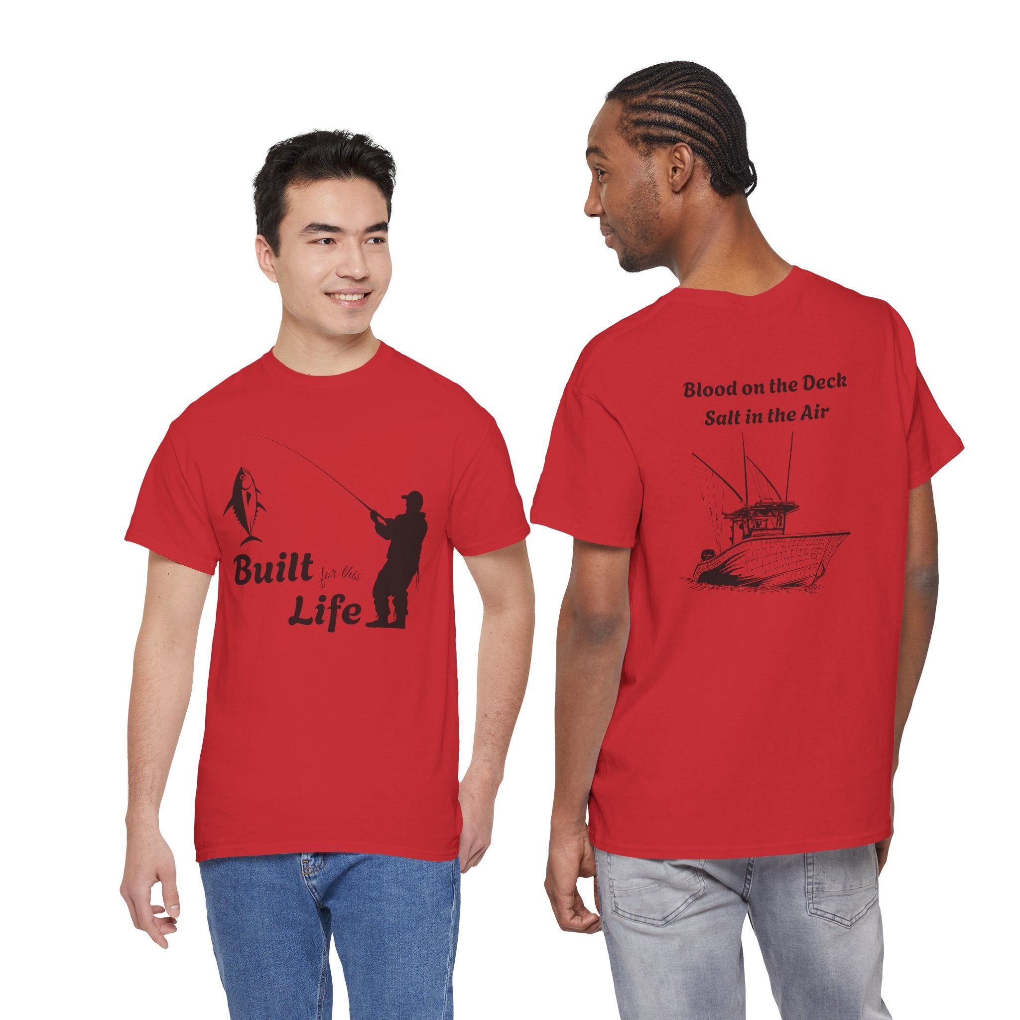 Built for this Life™ Fishing Unisex Heavy Cotton Tee