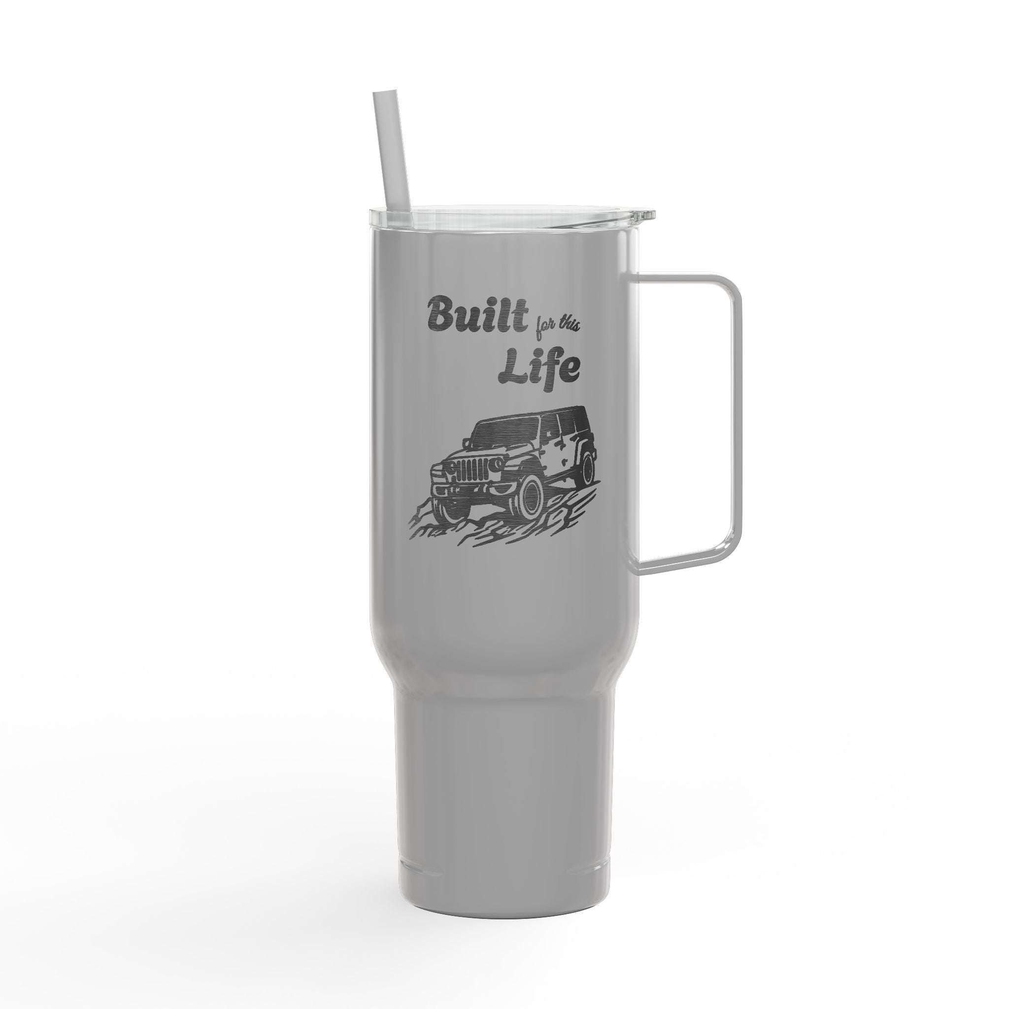 Built for this Life™ Jeep Insulated Tumbler with Lid, 40oz (Engraving)