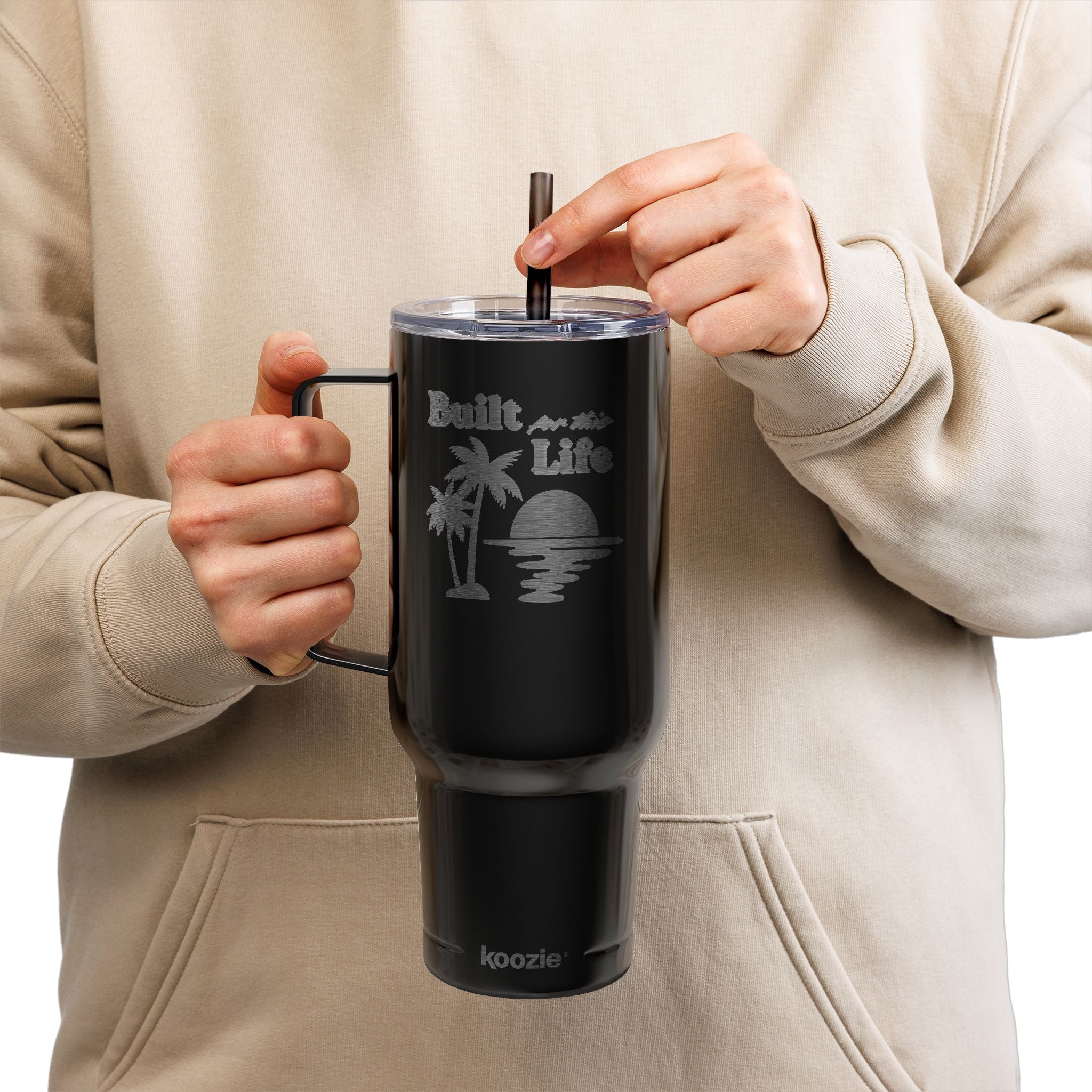 Built for this Life™ Beach Insulated Tumbler with Lid, 40oz (Engraving)