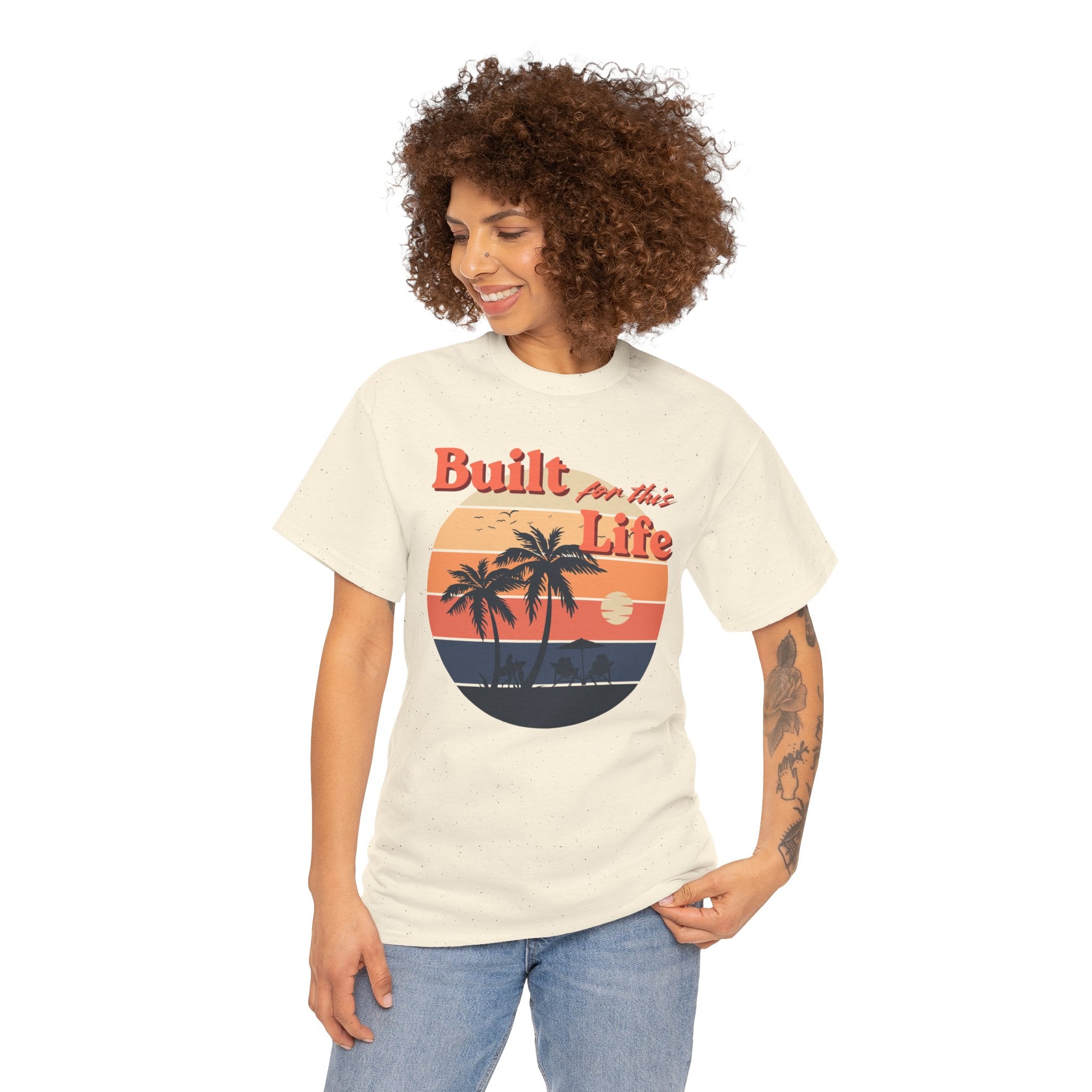Built for this Life™ Beach Unisex Heavy Cotton Tee