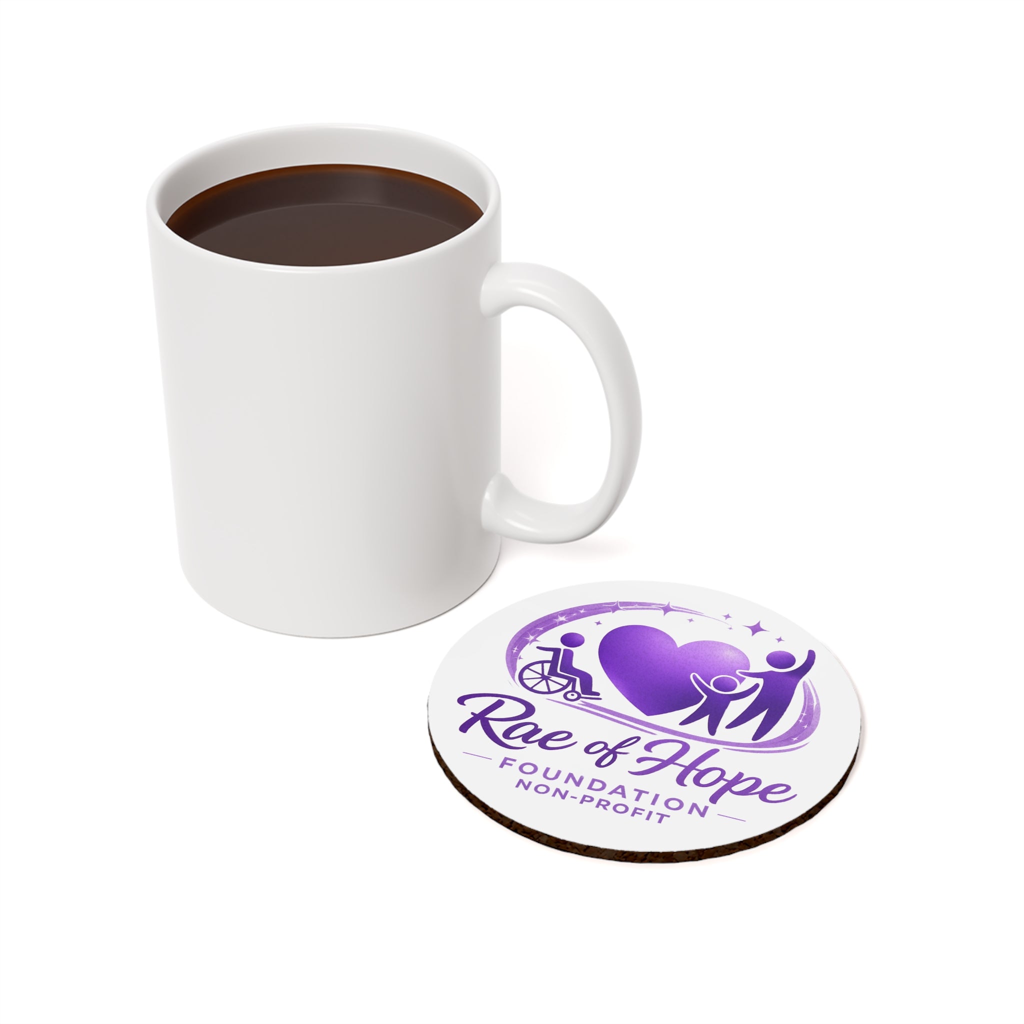 The Rae of Hope Foundation Cork Back Coaster