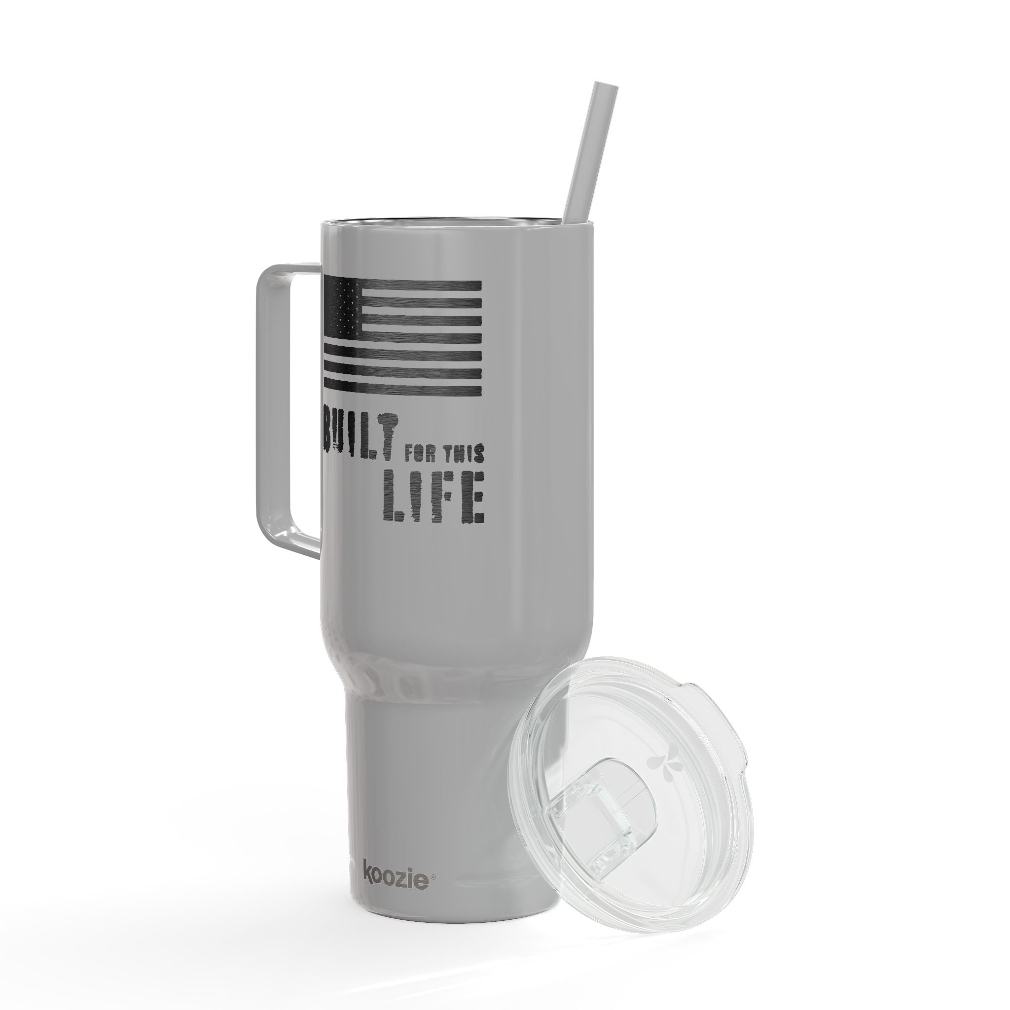 Built for this Life™ Flag Insulated Tumbler with Lid, 40oz (Engraving)