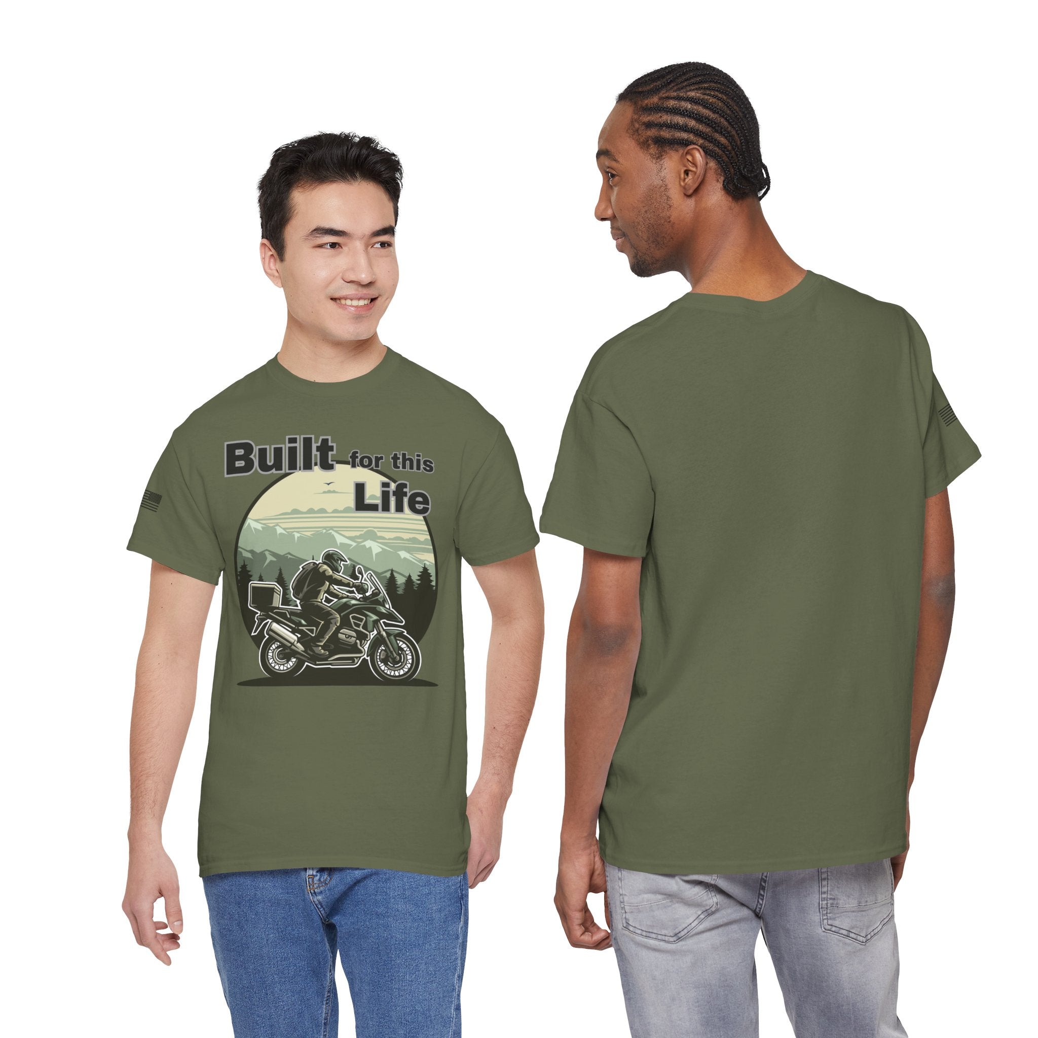 Built for this Life™ Adventure Rider Unisex Heavy Cotton Tee