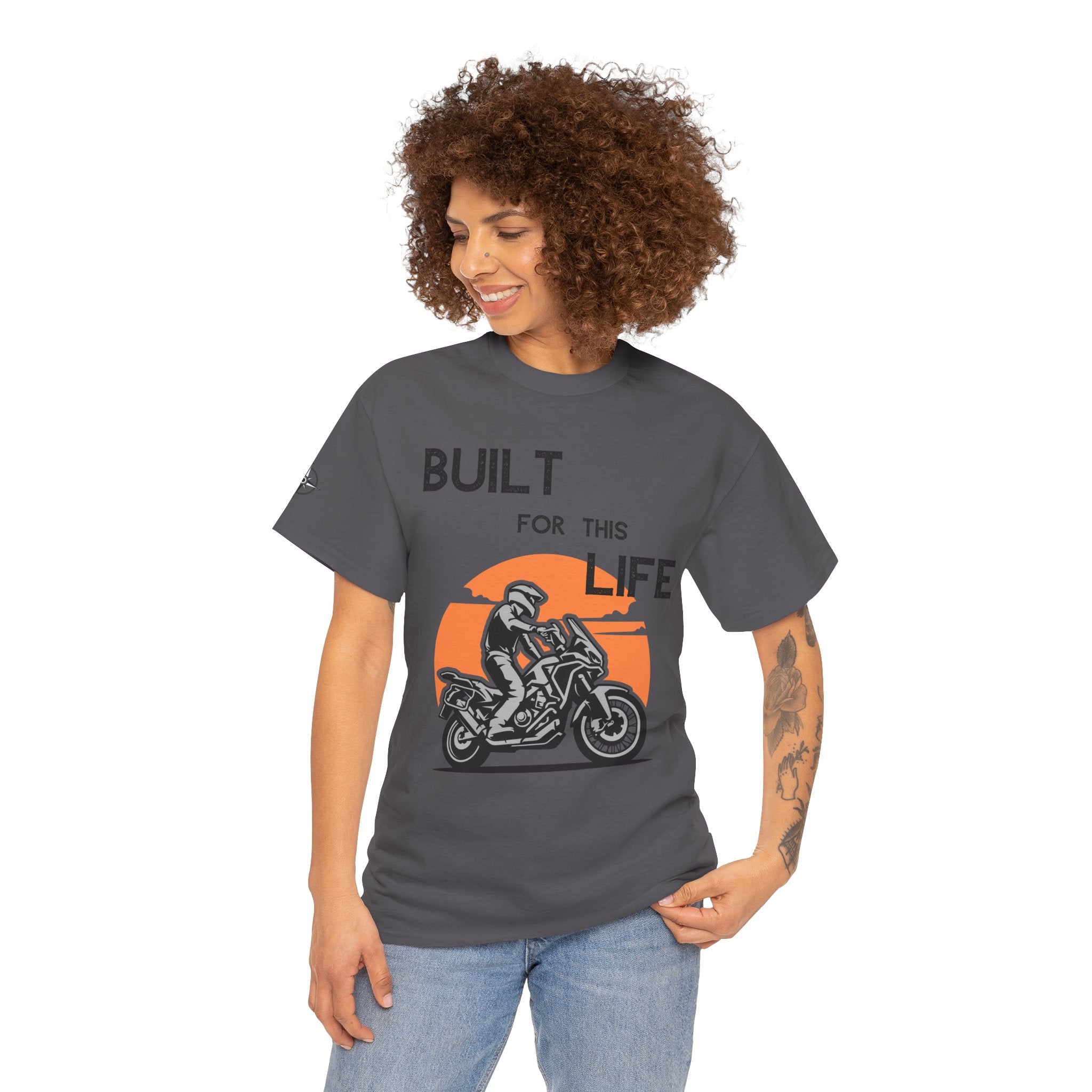 Built for this Life™ Adventure Rider Unisex Heavy Cotton Tee