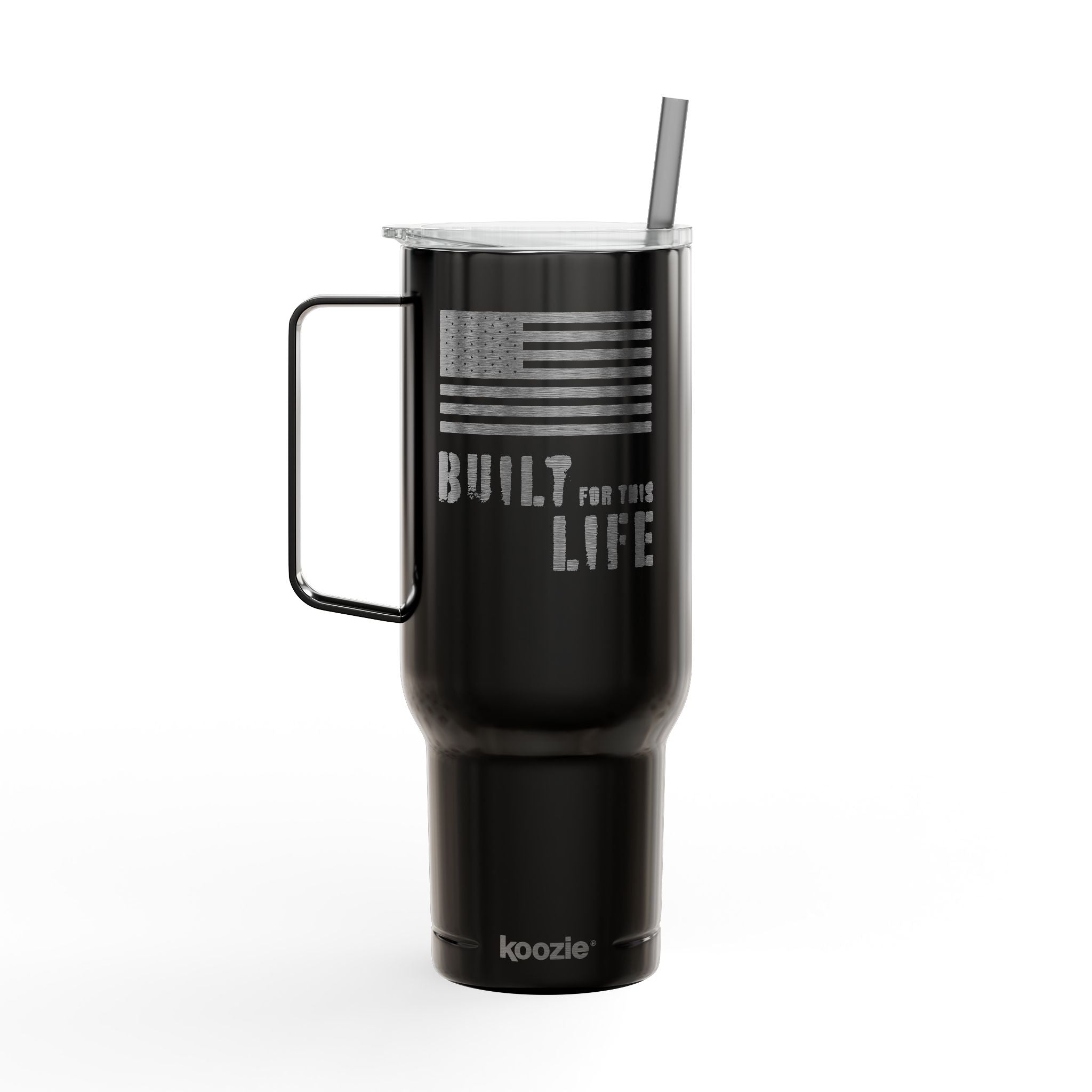 Built for this Life™ Flag Insulated Tumbler with Lid, 40oz (Engraving)