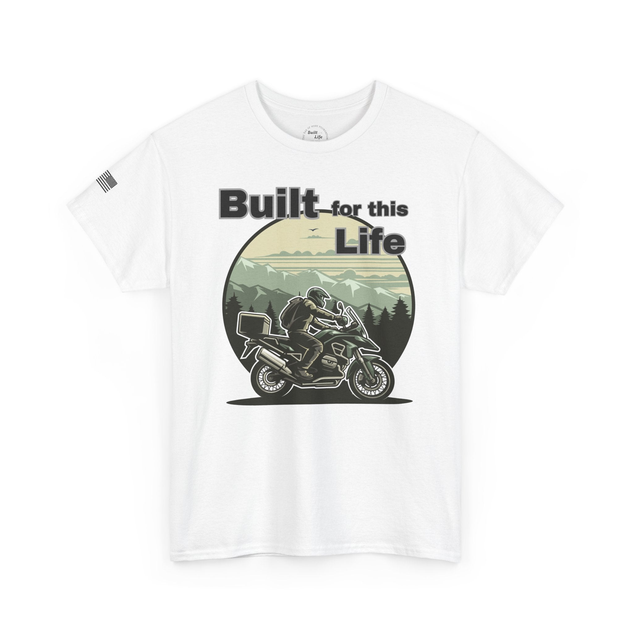 Built for this Life™ Adventure Rider Unisex Heavy Cotton Tee
