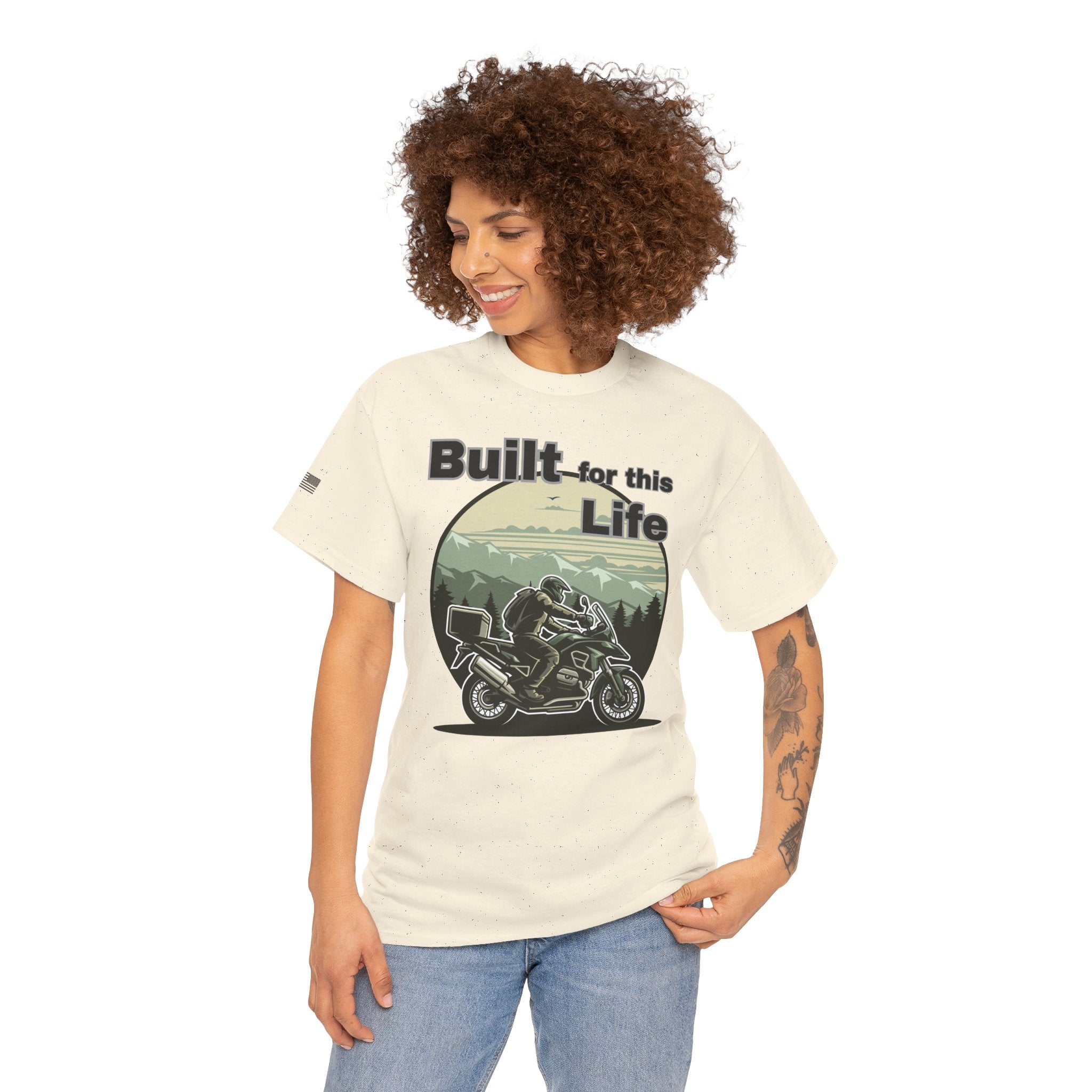 Built for this Life™ Adventure Rider Unisex Heavy Cotton Tee