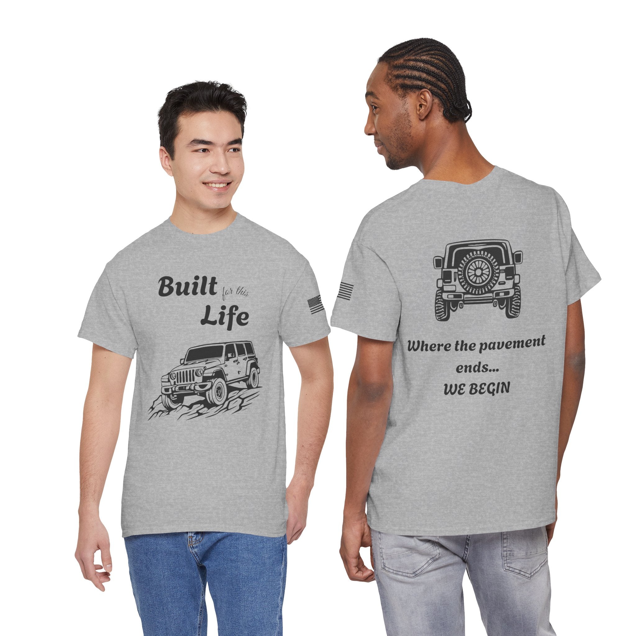 Built for this Life™ Jeep Lover Unisex Heavy Cotton Tee