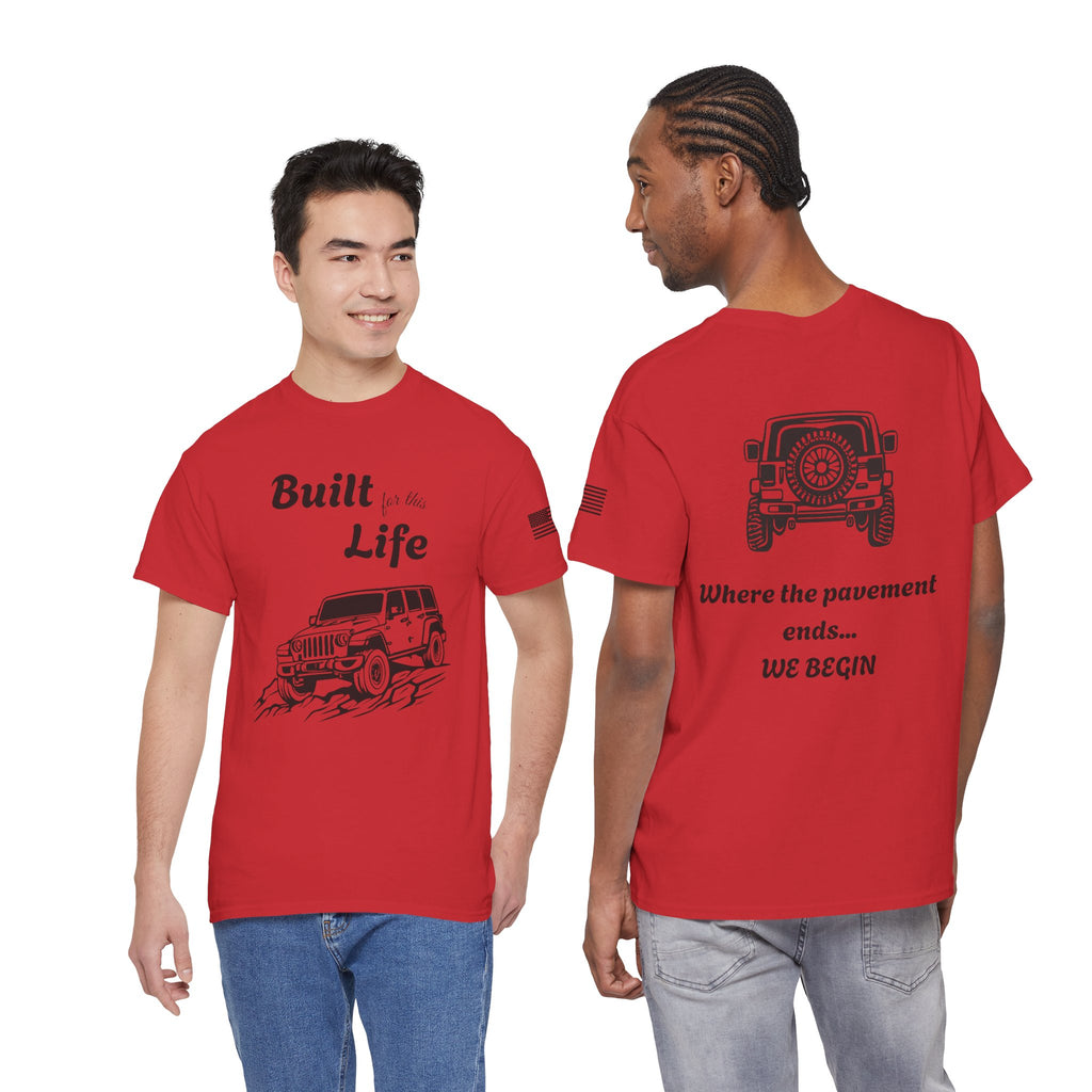 Built for this Life™ Jeep Lover Unisex Heavy Cotton Tee