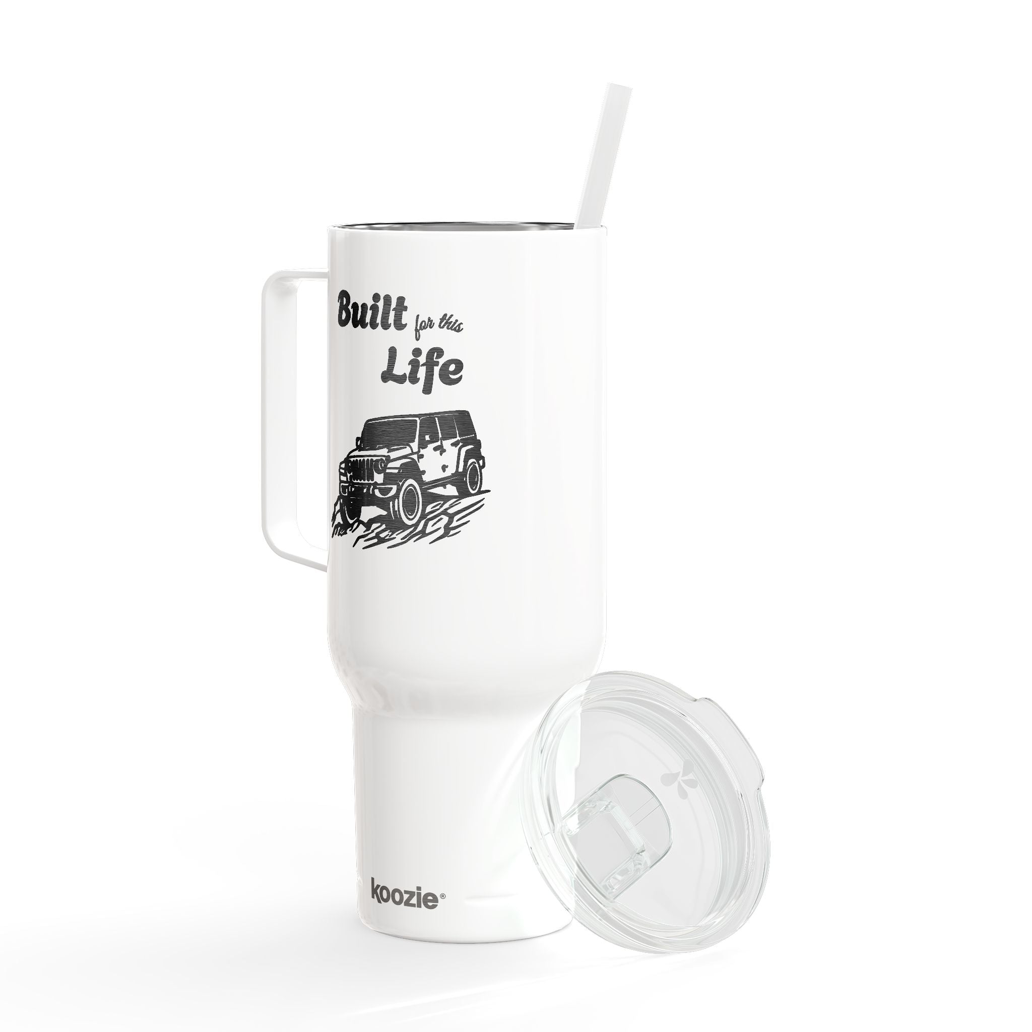 Built for this Life™ Jeep Insulated Tumbler with Lid, 40oz (Engraving)