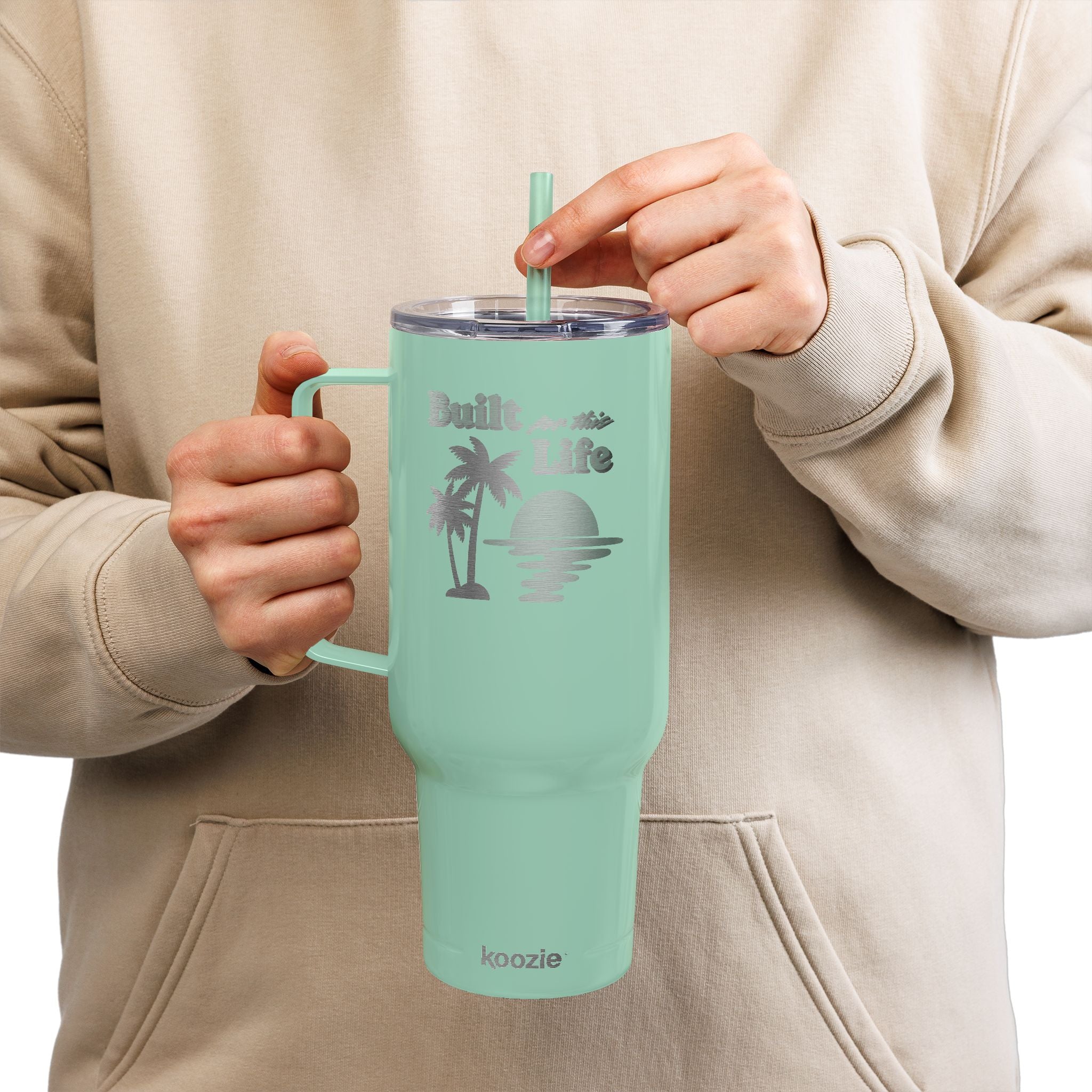 Built for this Life™ Beach Insulated Tumbler with Lid, 40oz (Engraving)