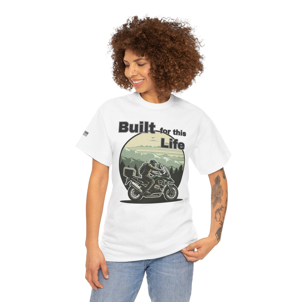 Built for this Life™ Adventure Rider Unisex Heavy Cotton Tee