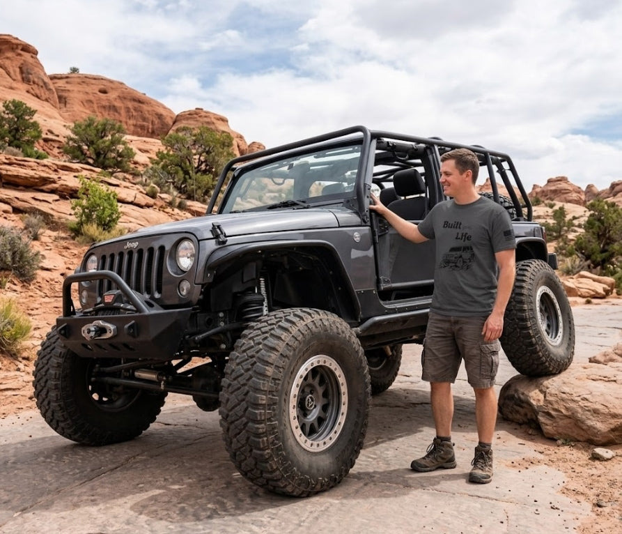 Built for this Life™ Jeep Lover Unisex Heavy Cotton Tee